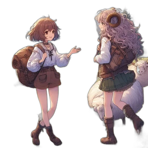 creature, jacket, dress, animal transparent PNG cut-out