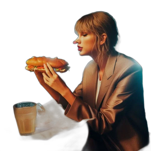 food, concept art, photorealistic, oil painting transparent PNG cut-out