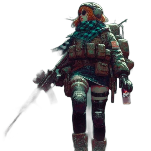 robot, weapon, staff, sword transparent PNG cut-out