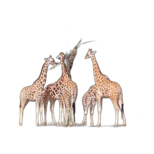 animal, crown, 3d render, concept art transparent PNG cut-out