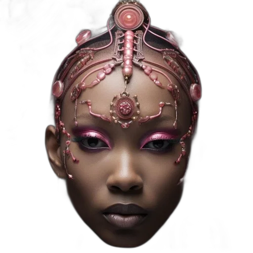crown, jewelry, mask, face transparent PNG cut-out