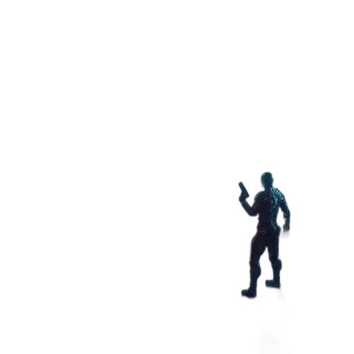 robot, weapon, staff, creature transparent PNG cut-out