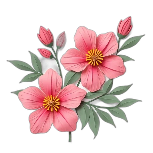 flower, crown, jewelry, photorealistic transparent PNG cut-out