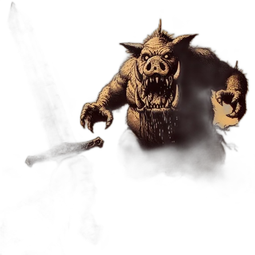 mask, creature, dragon, staff transparent PNG cut-out