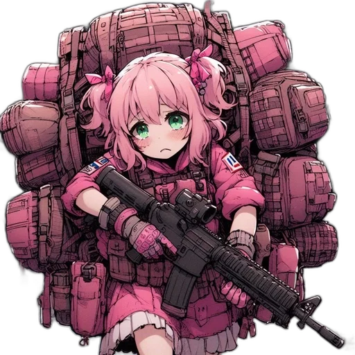 weapon, robot, jacket, animal transparent PNG cut-out