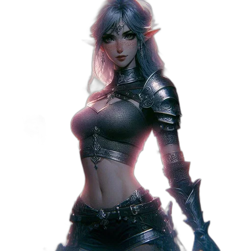 sword, weapon, staff, fantasy art transparent PNG cut-out