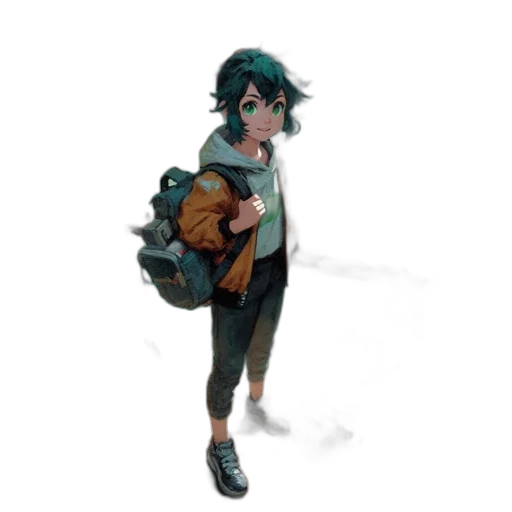 staff, weapon, jacket, dress transparent PNG cut-out