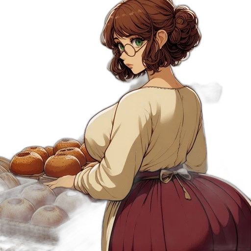 dress, food, staff, concept art transparent PNG cut-out
