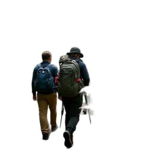 jacket, hat, staff, concept art transparent PNG cut-out