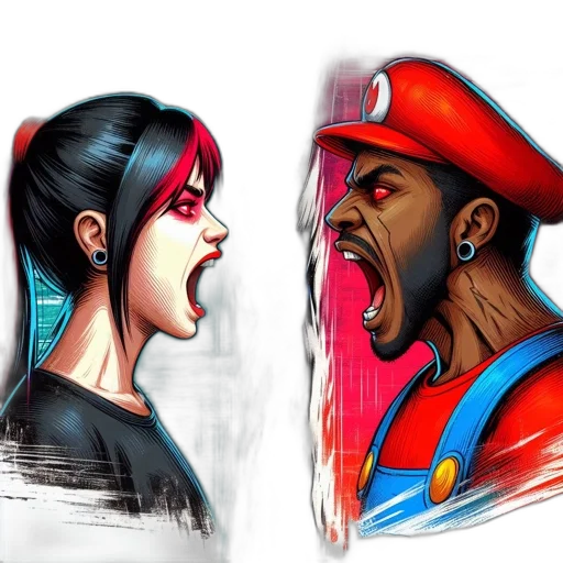 concept art, comic book art, fantasy art, anime transparent PNG cut-out