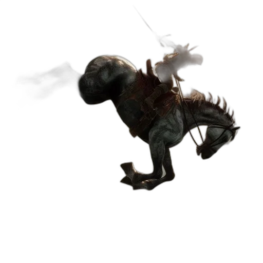 creature, dragon, animal, staff transparent PNG cut-out