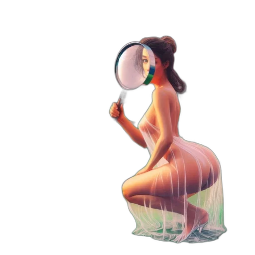 dress, umbrella, hat, mask transparent PNG cut-out