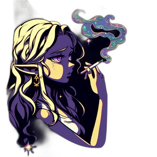 staff, jewelry, mask, hair transparent PNG cut-out