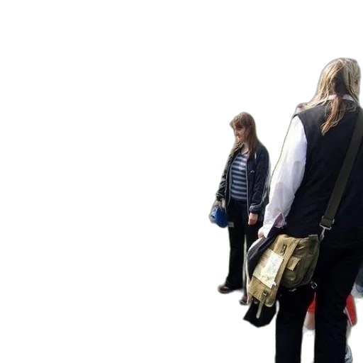 staff, jacket, umbrella, dress transparent PNG cut-out