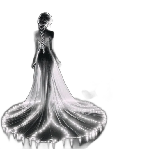 dress, jewelry, crown, robot transparent PNG cut-out
