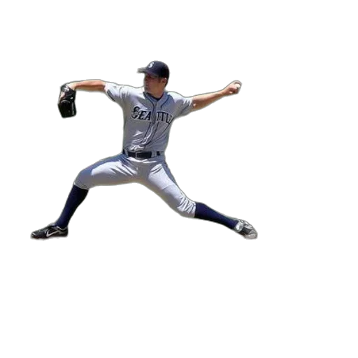 pitcher, seattle, mariners, throws transparent PNG cut-out