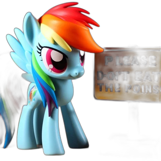 3d render, concept art, rainbow, dash transparent PNG cut-out