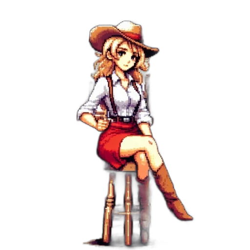 staff, hat, furniture, dress transparent PNG cut-out