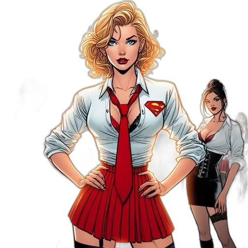 jacket, comic book art, concept art, cartoon transparent PNG cut-out