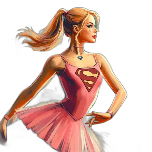 dress, comic book art, concept art, cartoon transparent PNG cut-out