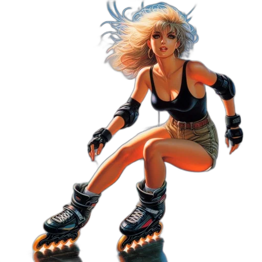 concept art, comic book art, cyberpunk, fantasy art transparent PNG cut-out