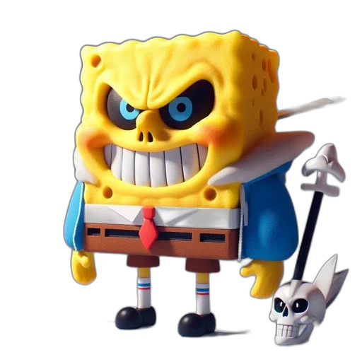 creature, robot, face, weapon transparent PNG cut-out