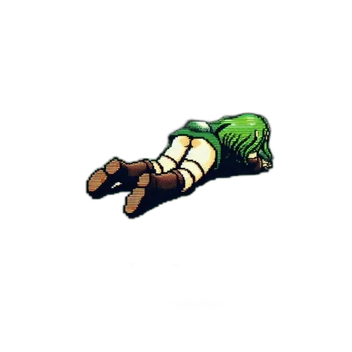creature, staff, pixel art, concept art transparent PNG cut-out