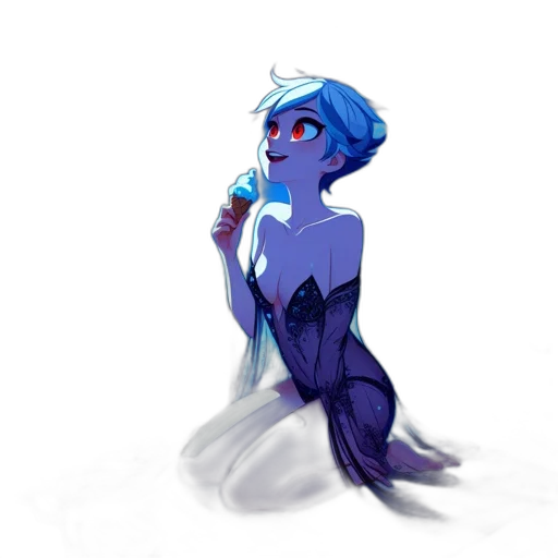 staff, dress, creature, concept art transparent PNG cut-out