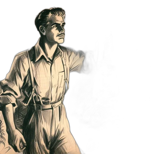 staff, comic book art, photorealistic, concept art transparent PNG cut-out