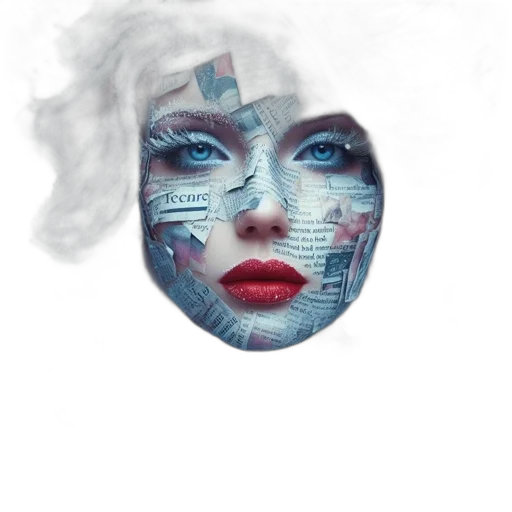 mask, face, robot, creature transparent PNG cut-out