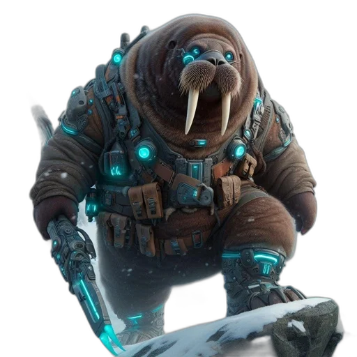 creature, staff, animal, face transparent PNG cut-out