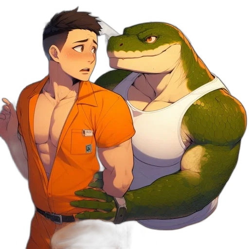staff, animal, creature, jacket transparent PNG cut-out