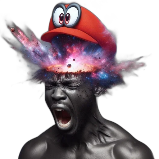hat, mask, creature, face transparent PNG cut-out
