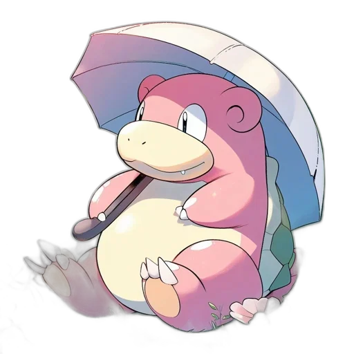 umbrella, dragon, hat, creature transparent PNG cut-out