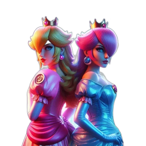 crown, dress, concept art, 3d render transparent PNG cut-out