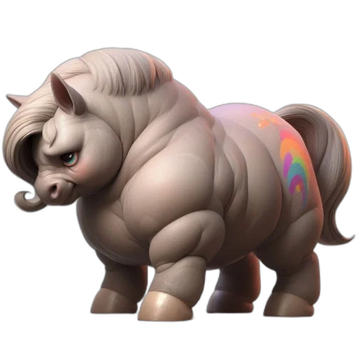 animal, creature, concept art, 3d render transparent PNG cut-out