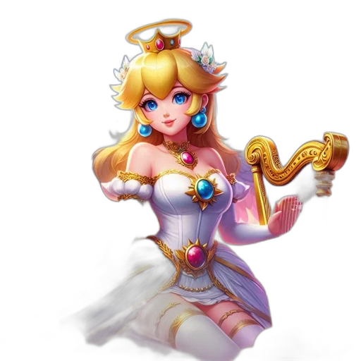 staff, crown, weapon, dress transparent PNG cut-out
