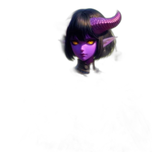mask, dragon, creature, staff transparent PNG cut-out