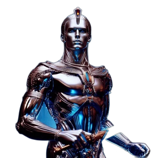 robot, sword, weapon, staff transparent PNG cut-out
