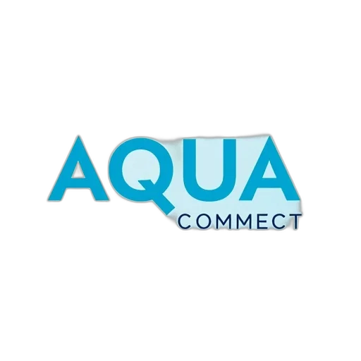 aqua, commis, logo, 1025 transparent PNG cut-out