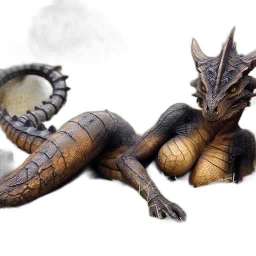 dragon, creature, animal, concept art transparent PNG cut-out