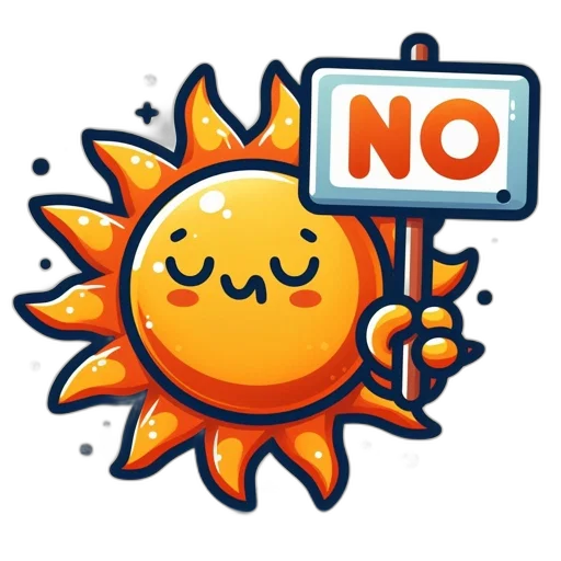 3d render, cartoon, sun, yellow transparent PNG cut-out
