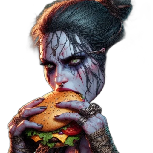 food, face, creature, animal transparent PNG cut-out
