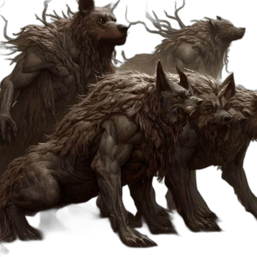 creature, animal, concept art, fantasy art transparent PNG cut-out
