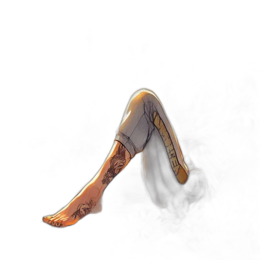 shoes, staff, mask, sword transparent PNG cut-out