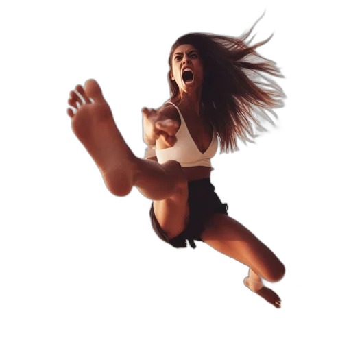 hair, creature, photorealistic, 3d render transparent PNG cut-out