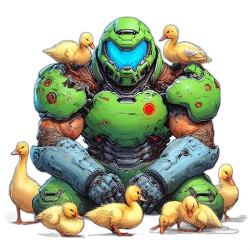 robot, animal, weapon, concept art transparent PNG cut-out