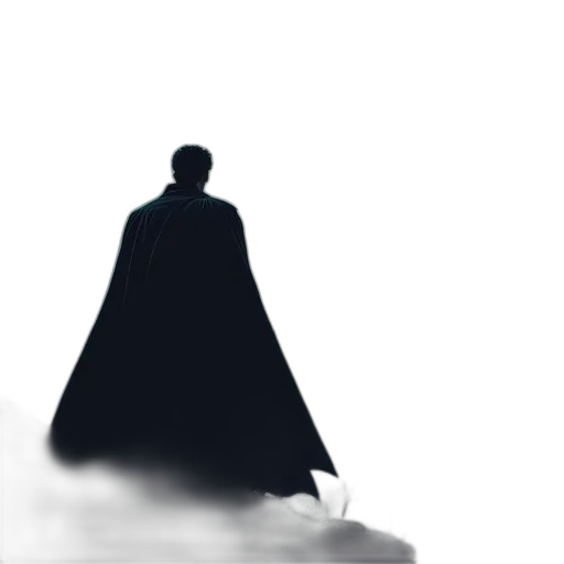 jacket, umbrella, robot, staff transparent PNG cut-out