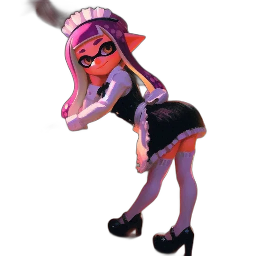 dress, weapon, staff, hat transparent PNG cut-out