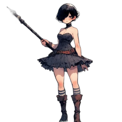 staff, dress, weapon, sword transparent PNG cut-out